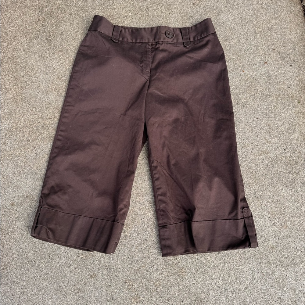 Ann Taylor LOFT, Capris, Brown, Size 8